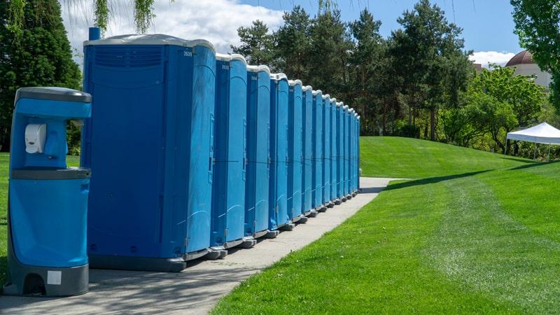 we can help you calculate the appropriate number of porta potties needed for your event based on the expected attendance